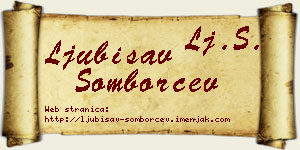 Ljubisav Somborčev vizit kartica